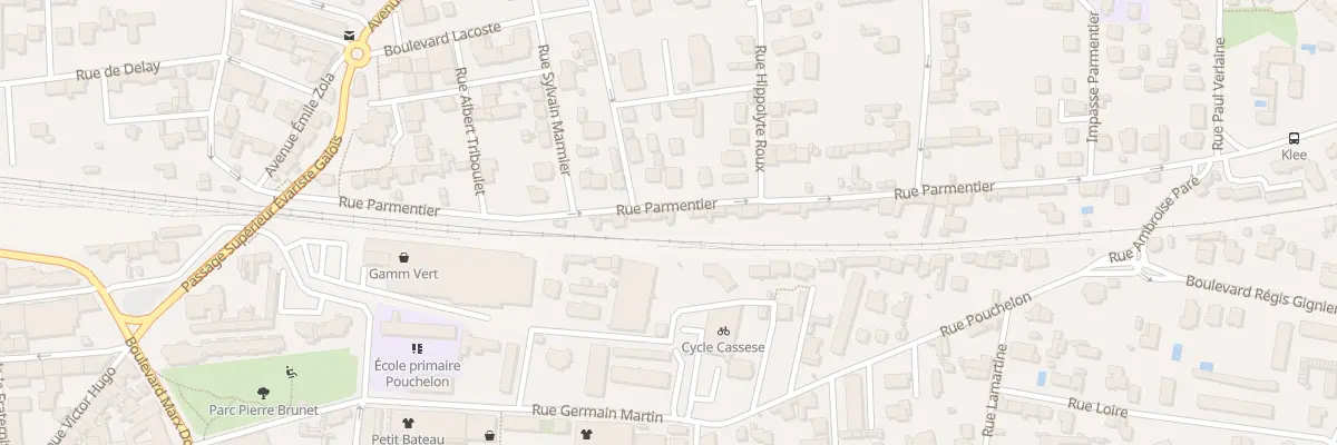 Plan du 10 Rue Parmentier à Romans-sur-Isère