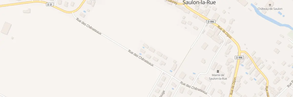 Plan du 38 Rue des Chêneteaux à Saulon-la-Rue