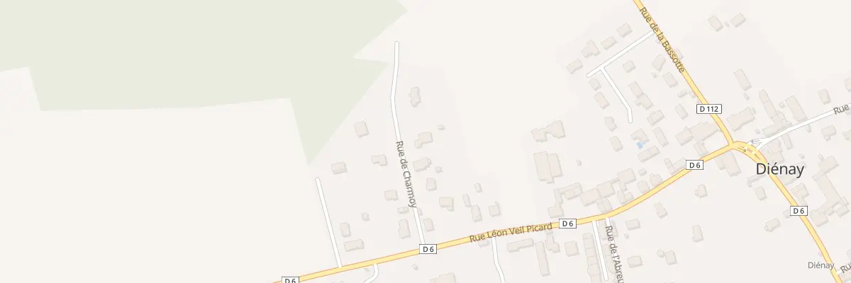 Plan du 8 Rue de Charmoy à Diénay