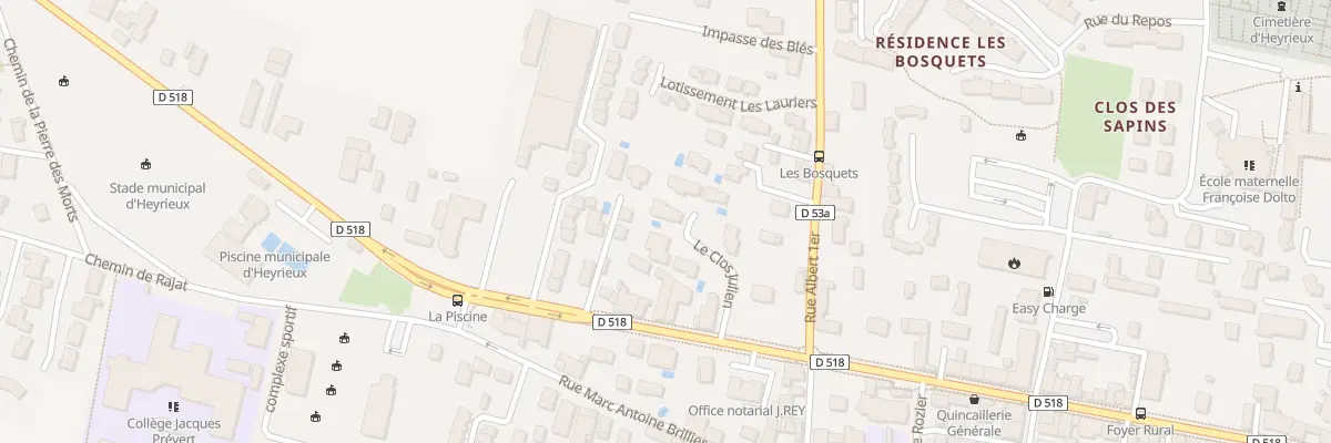 Plan du 19 Av General Leclerc à Heyrieux