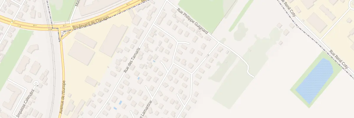 Plan du 38 Rue Lamartine à Longvic