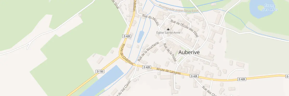 Plan du 4 Rue de la Boucherie à Auberive