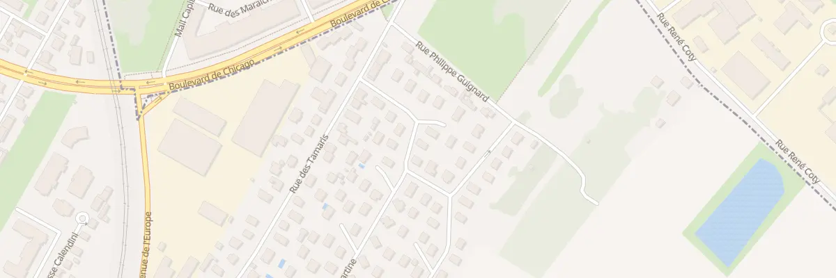Plan du 40 Rue Lamartine à Longvic