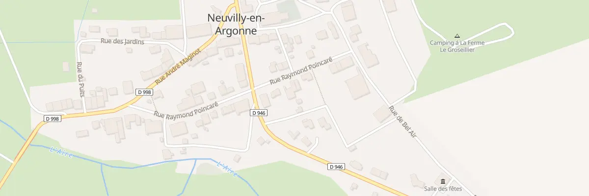Plan du 22 Rue Raymond Poincaré à Neuvilly-en-Argonne