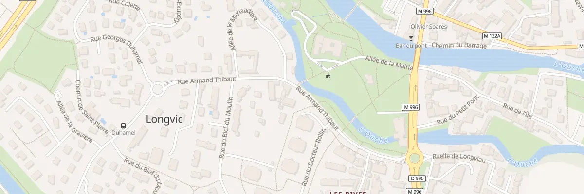Plan du 7 Rue Armand Thibaut à Longvic