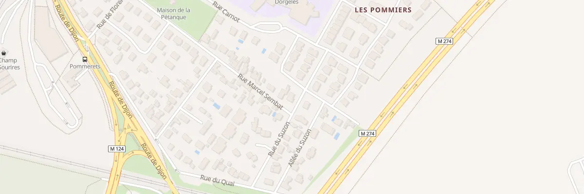 Plan du 29 Rue Marcel Sembat à Longvic