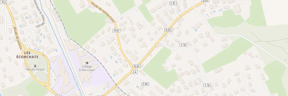 Plan du 175 Rte de Bourg à Dagneux