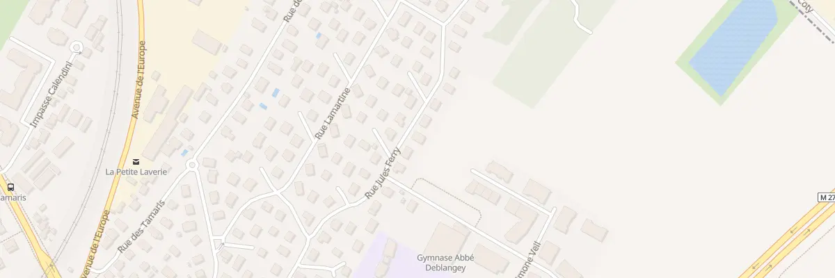 Plan du 36 Rue Jules Ferry à Longvic