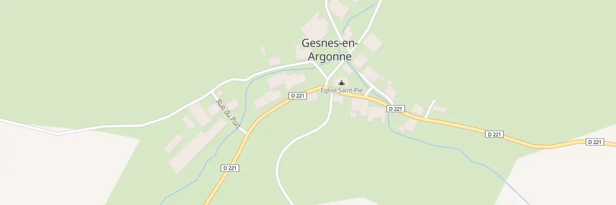 Plan du 1 Rue du Port à Gesnes-en-Argonne