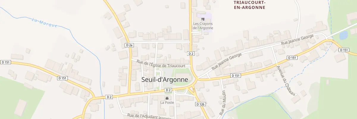 Plan du 5 Rue de l’Eglise de Triaucourt à Seuil-d’Argonne