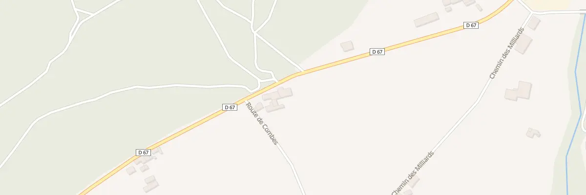 Plan du 65 Rte des Combes à Crépol