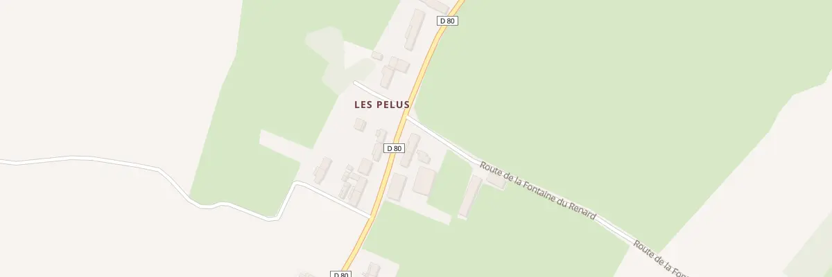 Plan du 1033 Rte des Pelus à Saint-Jean-sur-Reyssouze