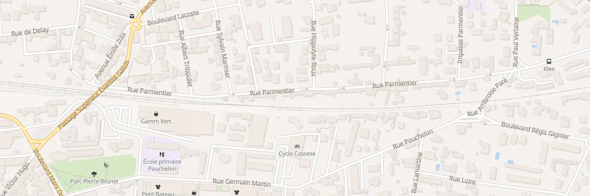 Plan du 14 Rue Parmentier à Romans-sur-Isère