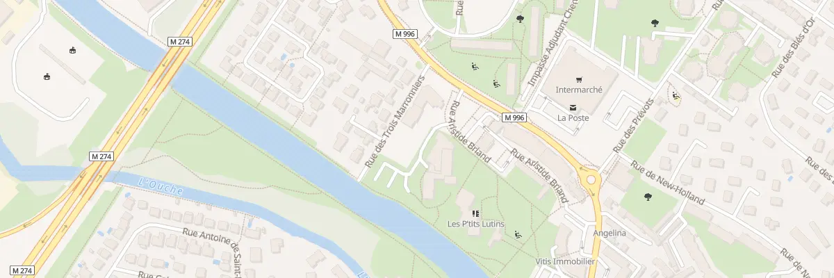 Plan du 1 Rue des 3 Marronniers à Longvic