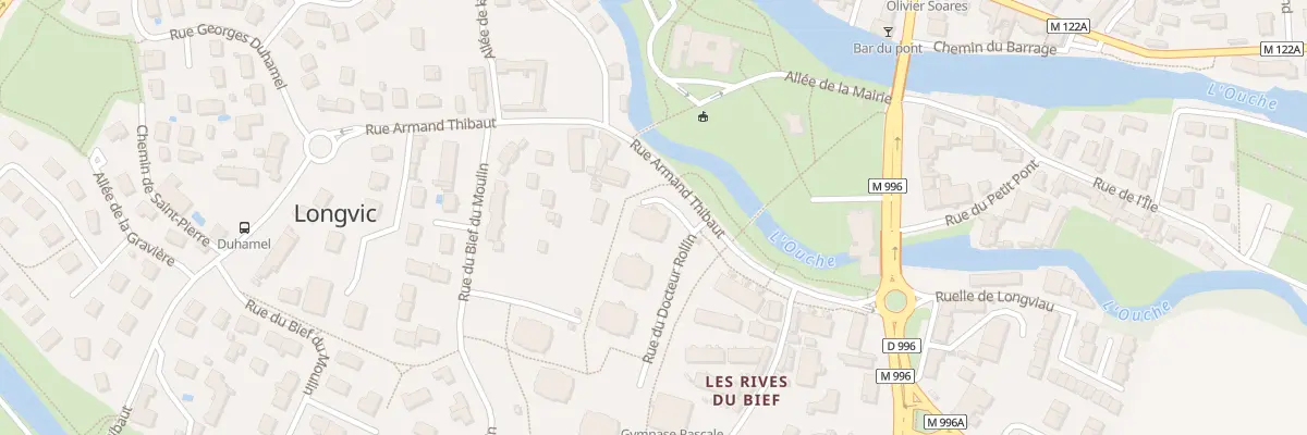 Plan du 1 Rue Doc Rollin à Longvic