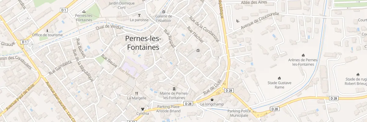 Plan du 122 Rue Raspail à Pernes-les-Fontaines