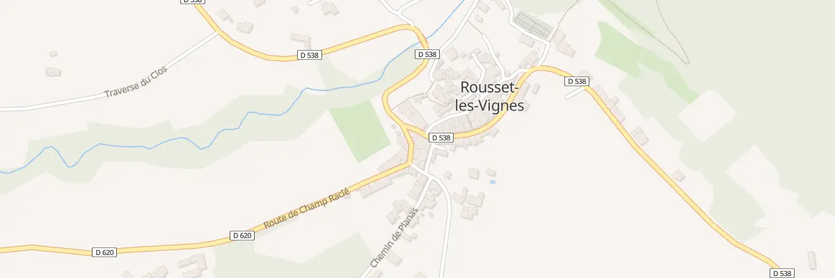 Plan du 5051 Le Village à Rousset-les-Vignes