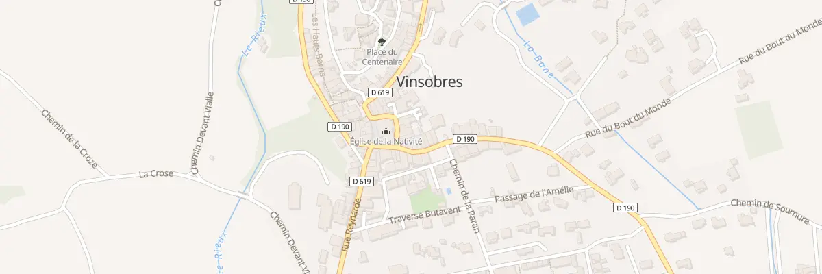 Plan du 2 Rue Saint Jean à Vinsobres