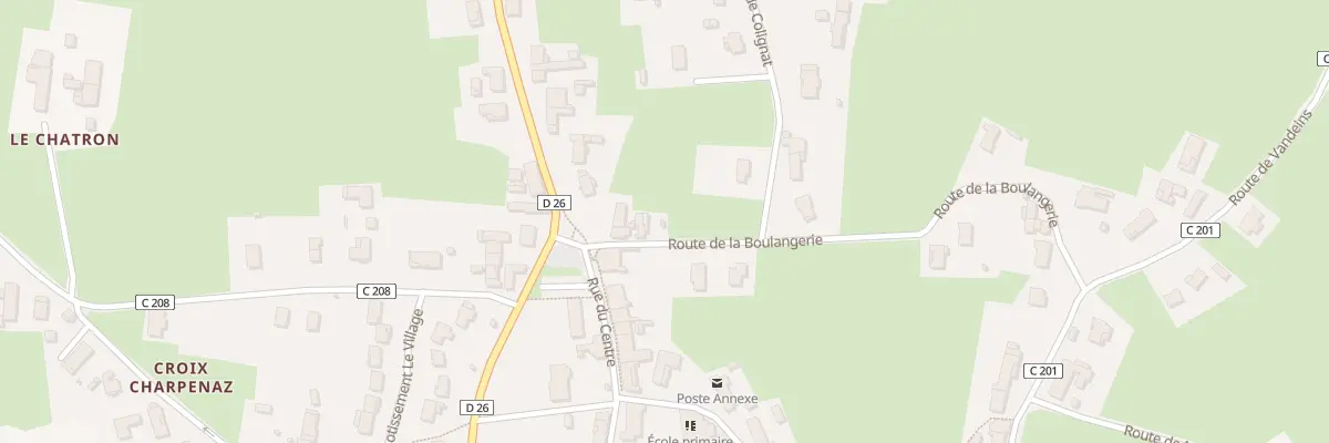 Plan du 27 Rte de la Boulangerie à Chaveyriat