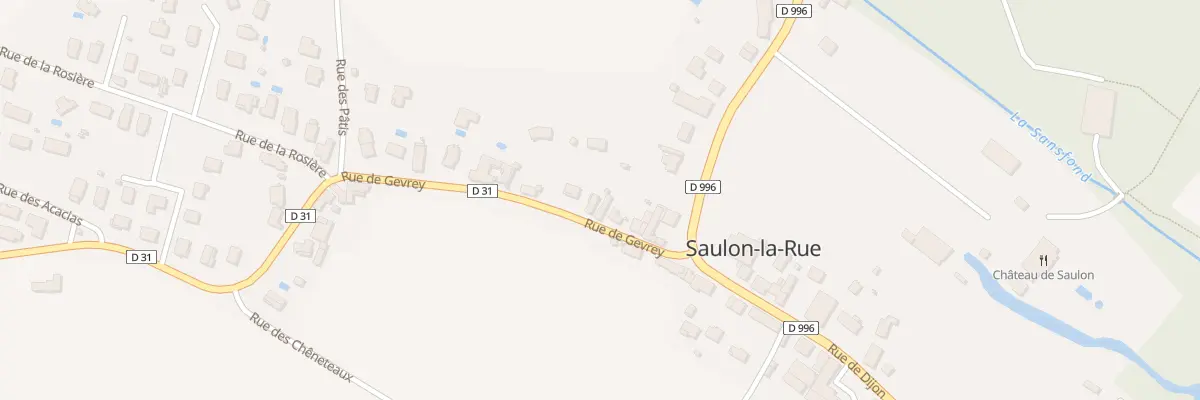Plan du 10 Rue de Gevrey à Saulon-la-Rue