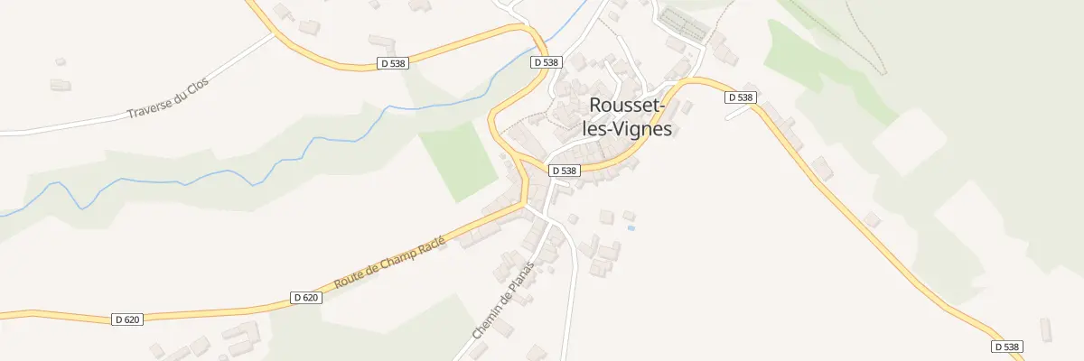 Plan du 29 Rue des Dauphins à Rousset-les-Vignes