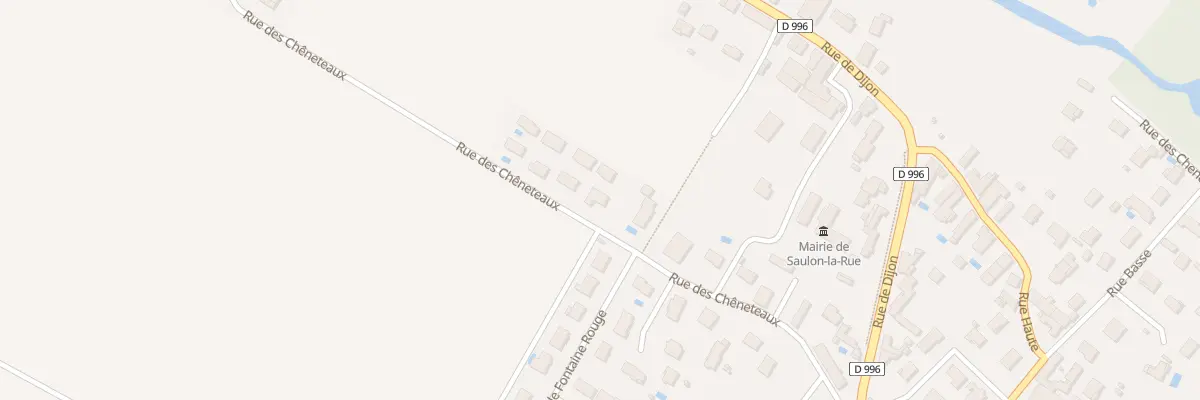 Plan du 26 Rue des Chêneteaux à Saulon-la-Rue