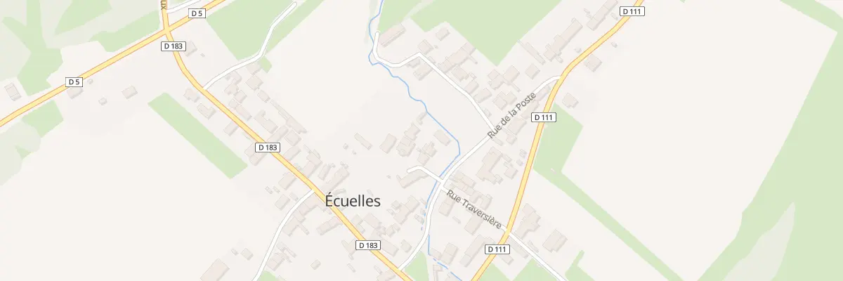 Plan du 21 Rue de la Poste à Écuelles