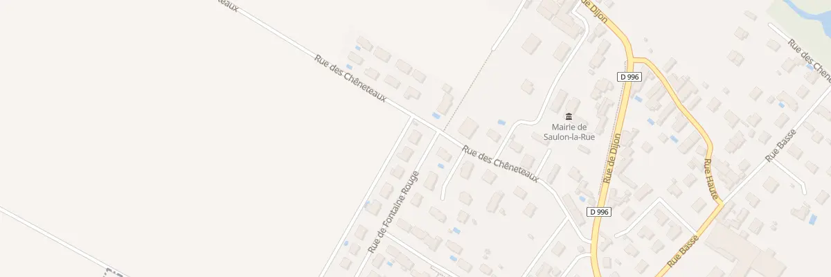 Plan du 2 Rue de Fontaine Rouge à Saulon-la-Rue
