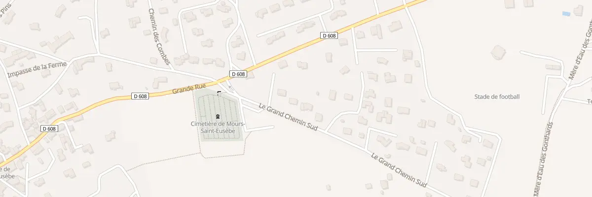 Plan du 3B Che Grand Chemin Sud à Mours-Saint-Eusèbe