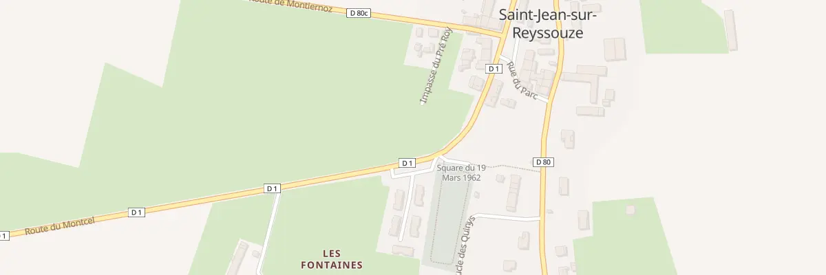 Plan du 111 Imp du Pré-Roy à Saint-Jean-sur-Reyssouze