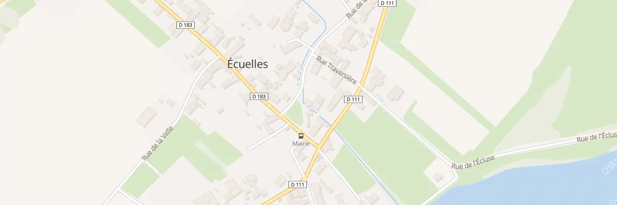 Plan du 2 Rue de la Poste à Écuelles