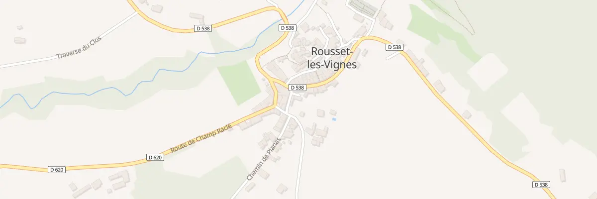 Plan du 2 Pl du Moulin à Rousset-les-Vignes