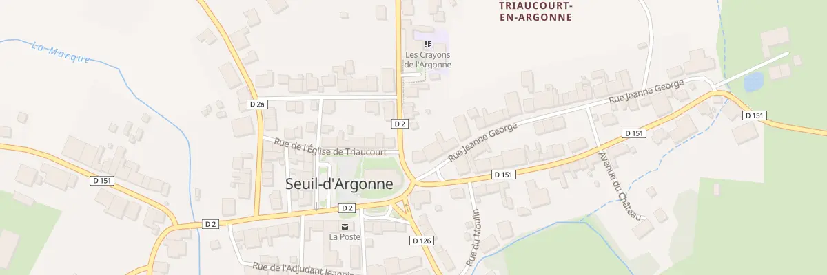 Plan du 2 Rue Jeanne George à Seuil-d’Argonne