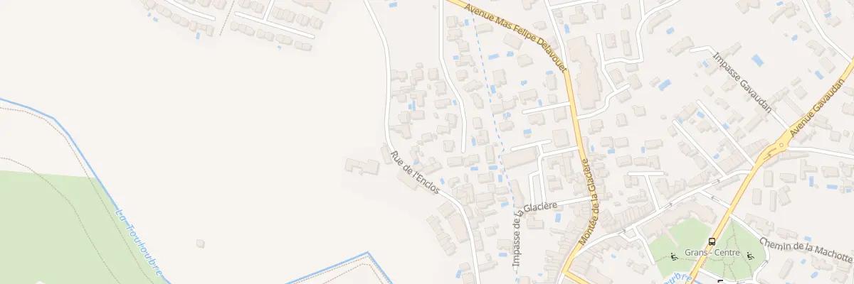 Plan du 20B Rue de l’Enclos à Grans