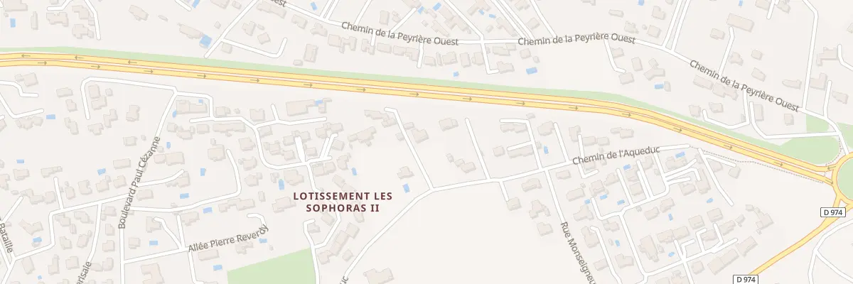 Plan du 677 Che de l’Aqueduc à Carpentras