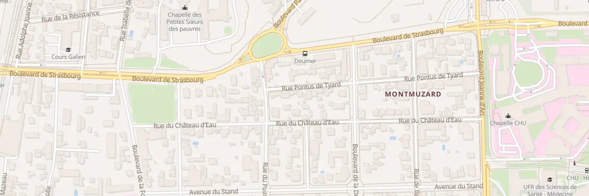 Plan du 6 Rue de Thyard à Dijon