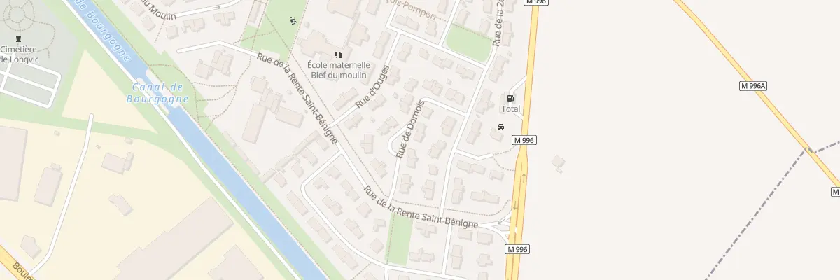 Plan du 5 Rue de Domois à Longvic
