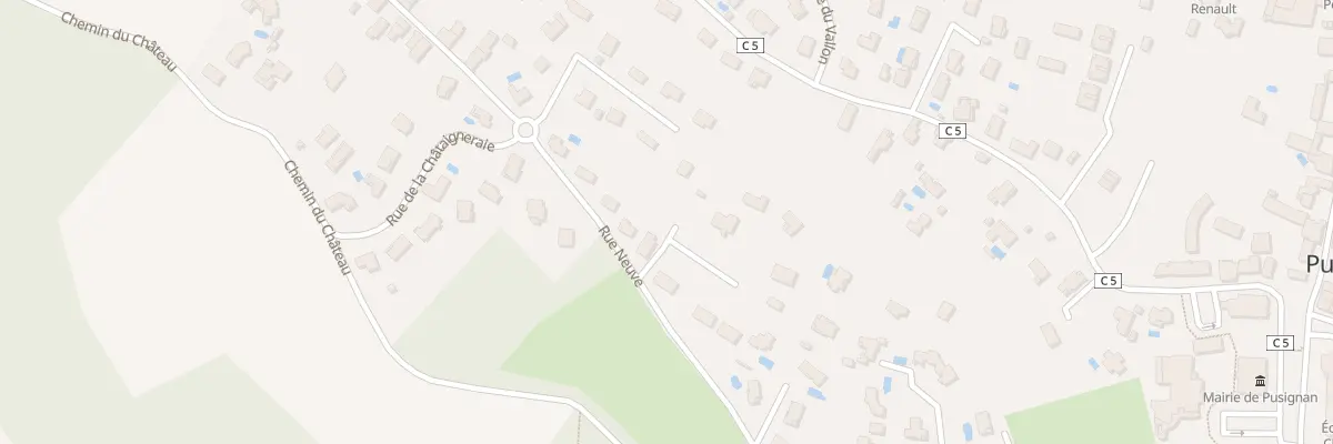 Plan du 45 Rue Neuve à Pusignan