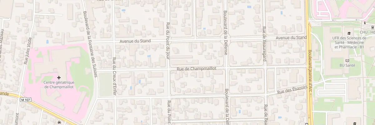 Plan du 33 Rue de Champmaillot à Dijon