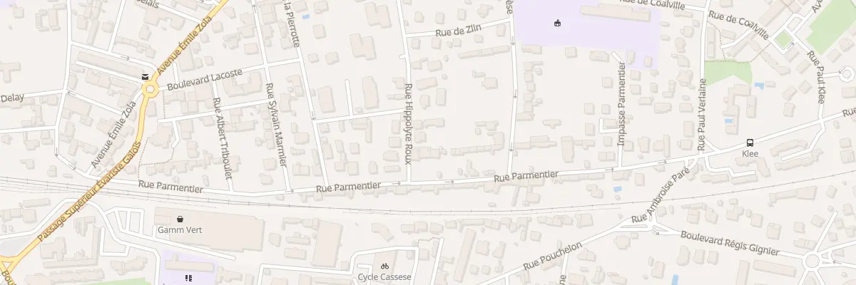 Plan du 4 Rue Hippolyte Roux à Romans-sur-Isère