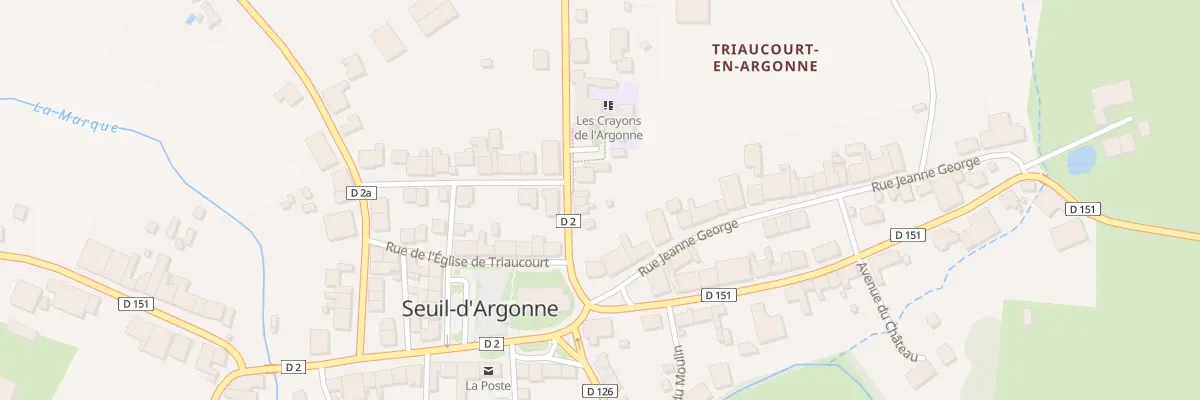 Plan du 6 Rue du Commandant Laflotte à Seuil-d’Argonne