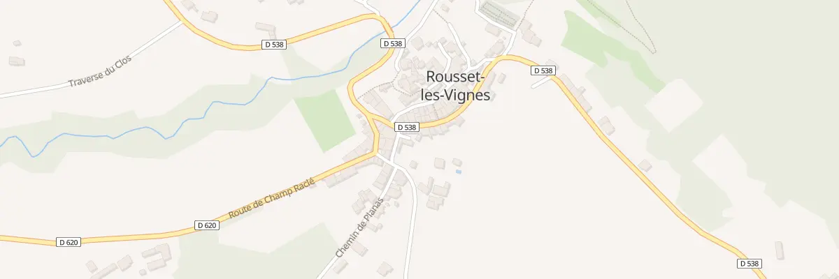 Plan du 5162 Le Village à Rousset-les-Vignes