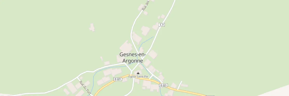 Plan du 2 Rue des Chats à Gesnes-en-Argonne