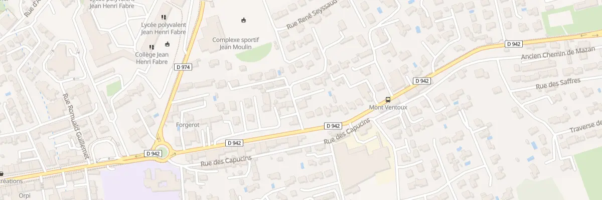 Plan du 46 Che Georges Cuvier à Carpentras