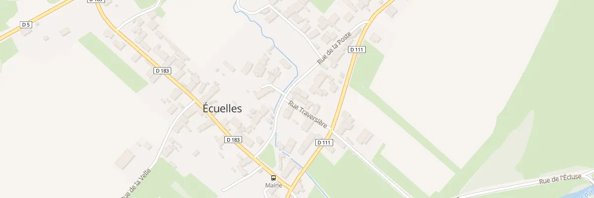 Plan du 6 Rue Traversière à Écuelles