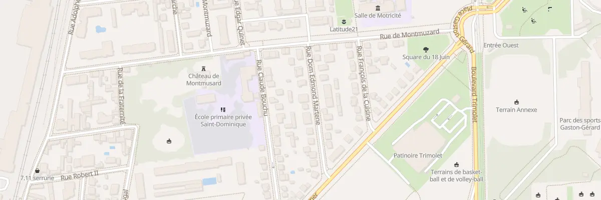 Plan du 17 Rue Dom Edmond Martene à Dijon