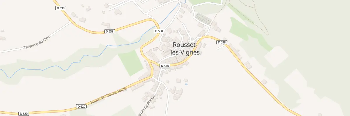 Plan du 5018 Le Village à Rousset-les-Vignes