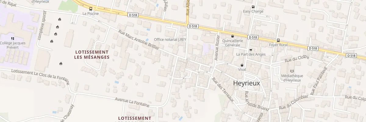Plan du 35 Rue Marc - Antoine Brillier à Heyrieux