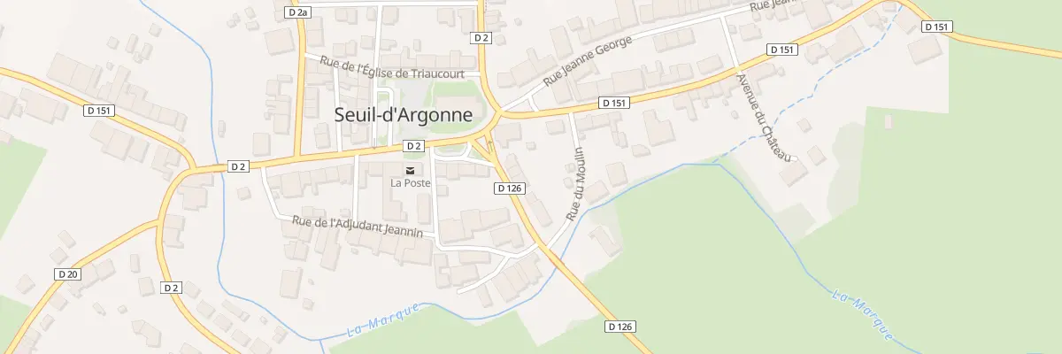 Plan du 7 Rue du Lieutenant Col Bauclin à Seuil-d’Argonne