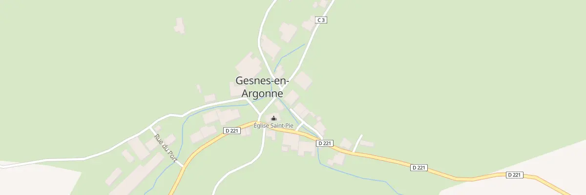 Plan du 1 Rte de Varennes à Gesnes-en-Argonne